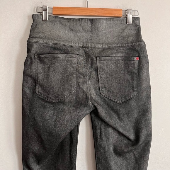 SPANX WOMENS DENIM PANTS LEGGINGS SIDE ZIP PULL ON 2310 SOLACE - Picture 5 of 10